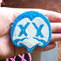 Mini-Penguin Chain (Blue/White)