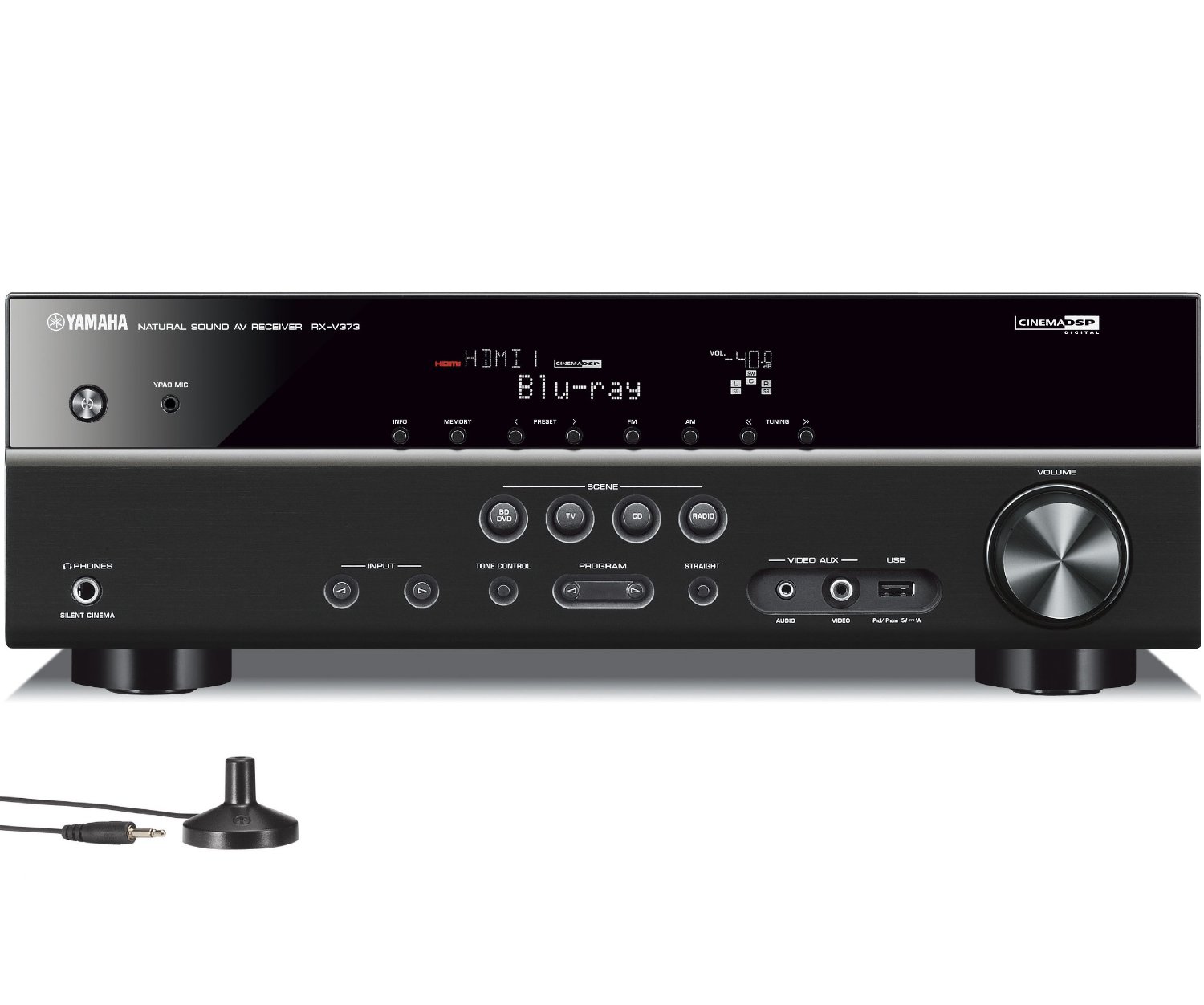 Yamaha 5.1 channel home theater system with 8 subwoofer grill, how to