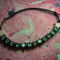 SUCK MY CL*T bracelet - Pastel ✭ Star Edition