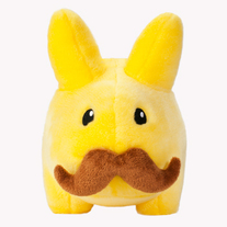 Stache Yellow Plush Labbit 7"