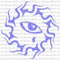 Tribal Tear Vinyl Decal