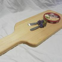 Wine Bottle 6 Liter Shaped Cutting Board - ALL MAPLE