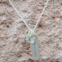 Custom Motivational Charm Necklace