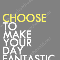 CHOOSE Print - Dark Color