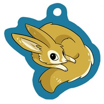 Fennec Phone Charm