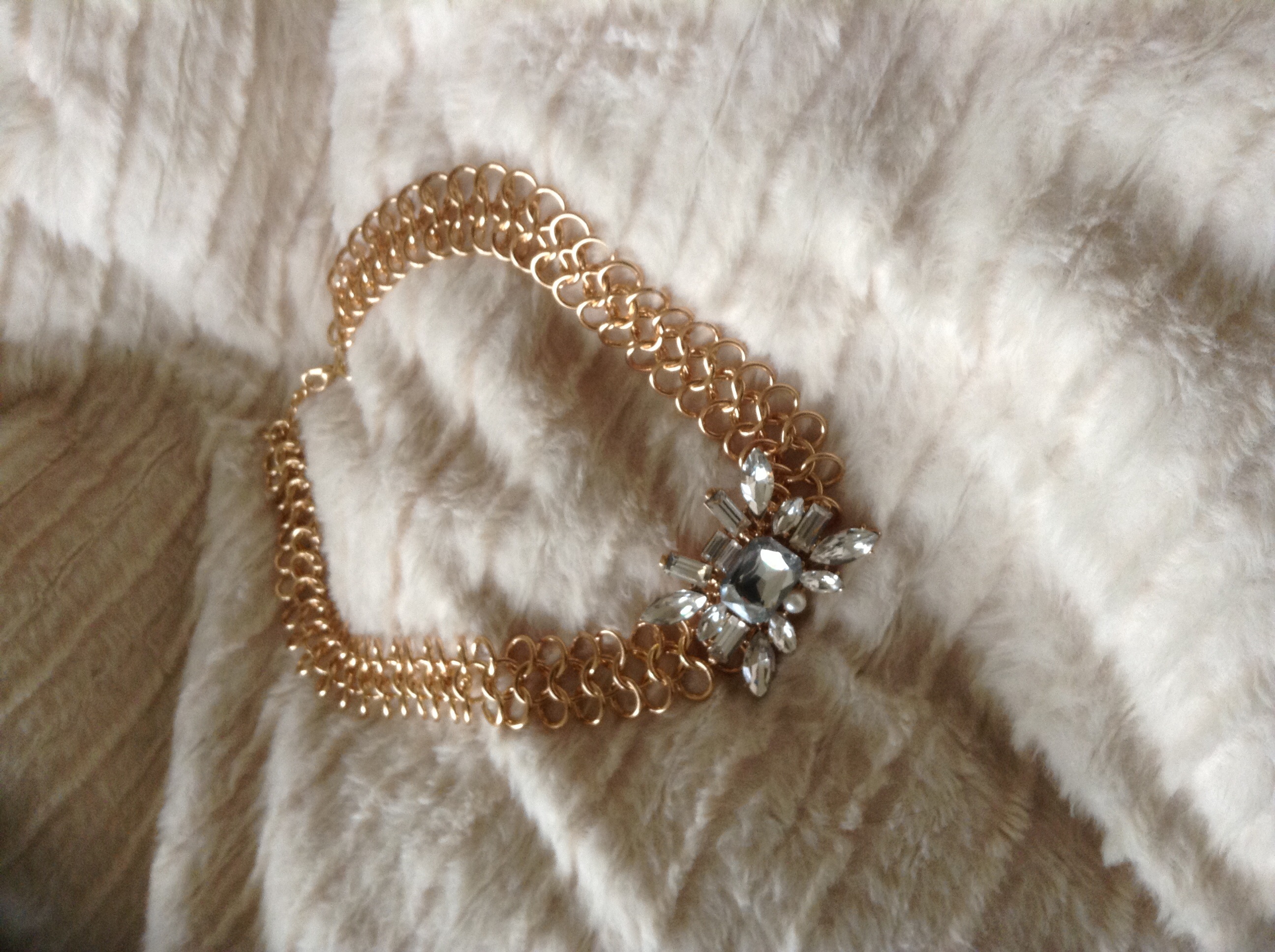 Crystal Chain Necklace on Storenvy