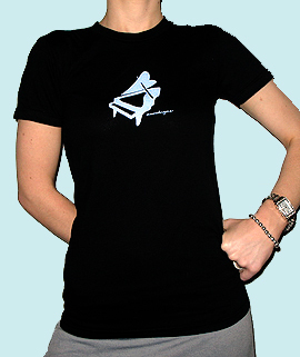 Black Piano Tee