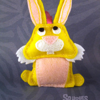 Felt Animal Easter Ornament - Clara the Rabbit