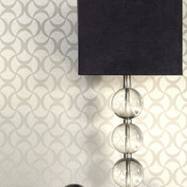CoCo Swirl Designer Pattern Wall Stencil Home Decor