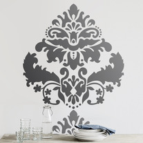  Large Marquise Damask Wall Stencil Home Decor
