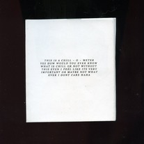 CHILL - O - METER zine