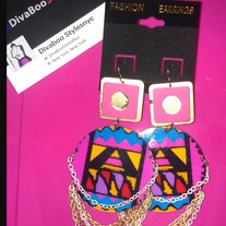 Neon Lites & Chains Earrings