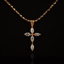 Marquis Cross Pendant