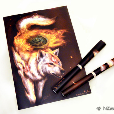 Realistic okami poster