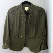 Military Cropped Jacket