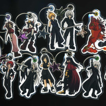 Keychains - Final Fantasy VII: Advent Children Character Keychains (Fanart)