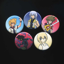Buttons - Kingdom Hearts II Character Buttons (Fanart)