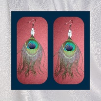 Elegant Peacock Earrings