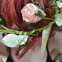 Line Of Paper Roses