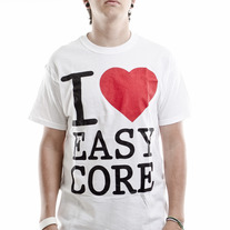 I love Easycore - White Shirt