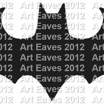 Batman Symbol Chalkboard Label