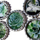 Succulents for your Fridge - Bottle Cap Magnet Set - Set of 5 - Thumbnail 3