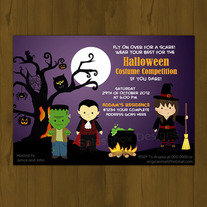 Halloween Costume Party Invitation