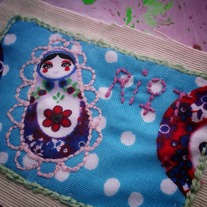 Matrioshka RI♀T  - hand embroidered patch