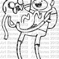 Finn and Jake Adventure Time Decal