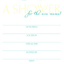 Party fill-ins | Baby Shower