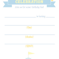 Birthday fill-ins | Pastel Circus