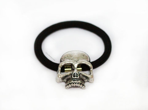 Skull Hair Accessories - Silver