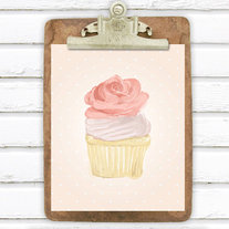Yummy Cupcake 8x10 Print