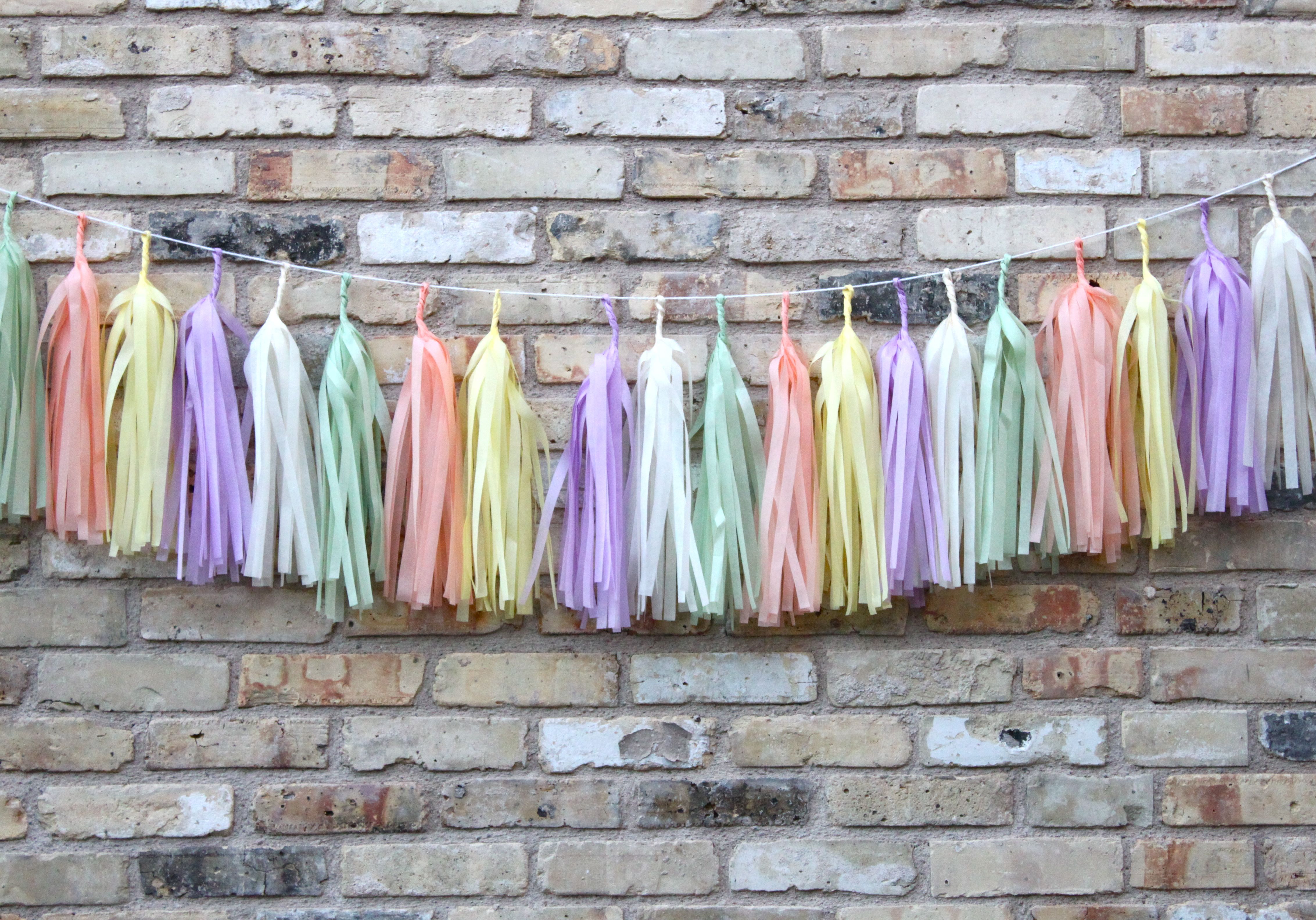 Spring Tassel Garland on Storenvy