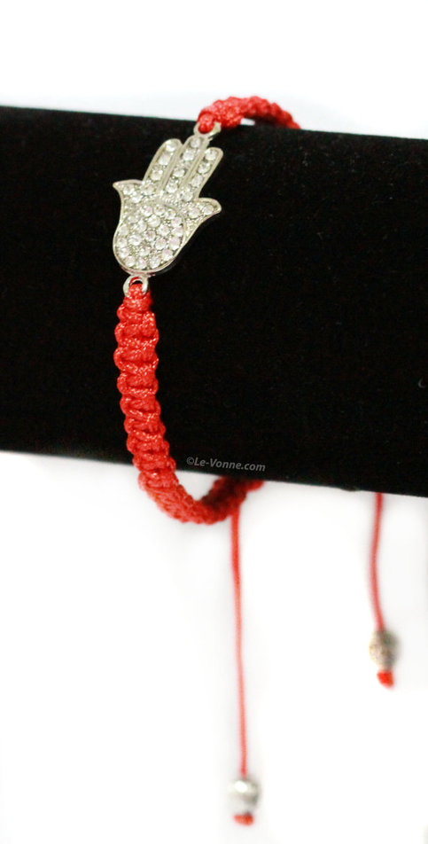 Hamsa Bracelet - Red