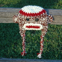 Sock Monkey Hat - Infant 