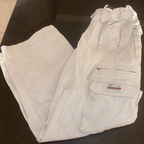 Khaki Cargo Pants-Gap Kids Size 8