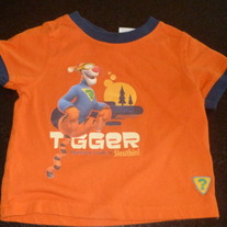Orange Tigger Shirt-Disney Size 12 Months