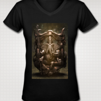 "GANESH" T Shirt for Women (Black)