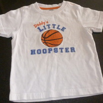 Daddy's Little Hoopster Shirt-Gymboree Size 2T