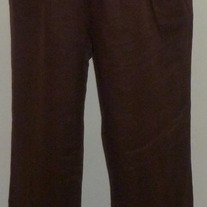 Brown Linen Pants-Motherhood Maternity Size Large