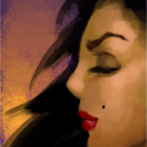 Magnet Art by Big Toe:  Carmelita