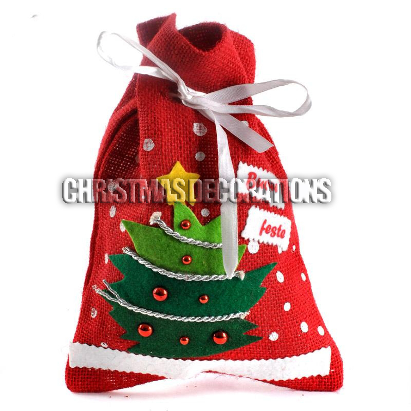 Christmas Decorations | Bulk Order - Linen Christmas Gift Bags | Online Store Powered by Storenvy