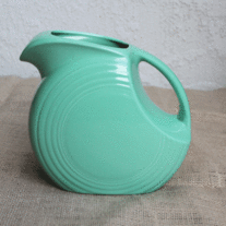 Fiestaware Large Pitcher by Homer Laughlin Co. - Sea Mist 