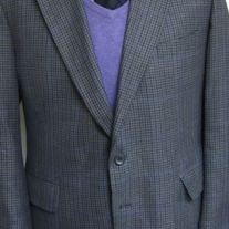 Racquet Club Houndstooth Sport Coat - 44R