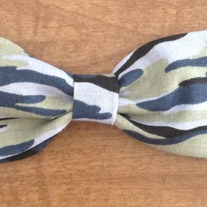 Blue Camo Bow