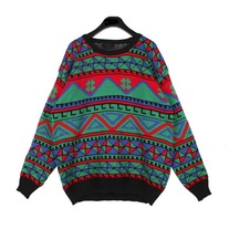 Colorful Geometric Sweater