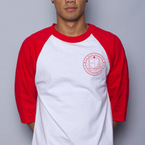 The Oh Man! College Baseball Tee in Red