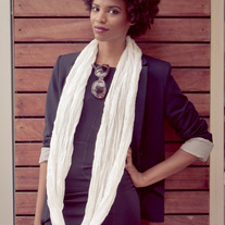 Snowflake Infinity Scarf