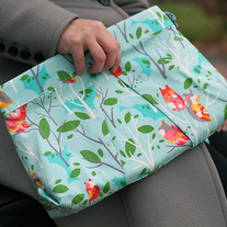 Large Pleated Clutch